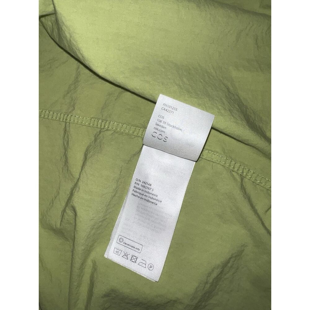 COS Bright Green Shirt Button Up Cotton Size XL Men A003120 - Picture 5 of 10